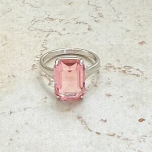 NIB - Touchstone Crystal Pink Barrington Ring Size 8